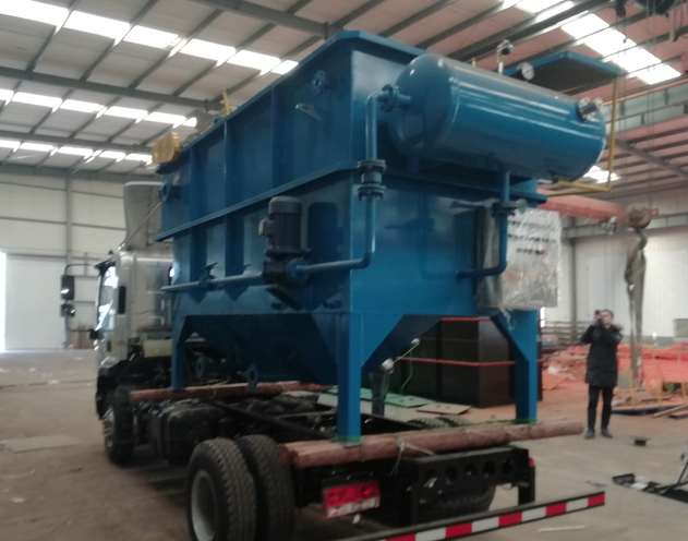 氣浮機成套設(shè)備廠家，山東氣浮機廠家樂中環(huán)保為您介紹氣浮機原理